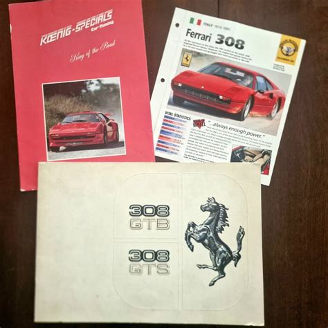 Brochures/catalogues - Ferrari 308 GTB - GTS - Ferrari - Catawiki