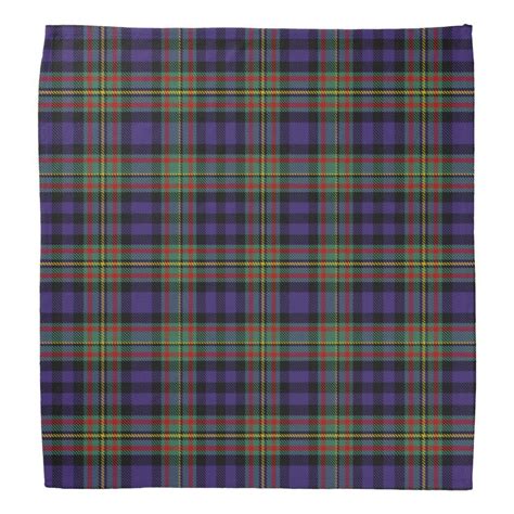 Scottish Clan MacLellan Tartan Plaid Bandana | Zazzle.com | Scottish clans, Tartan, Tartan design