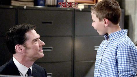 Cade Owens as Jack Hotchner and Thomas Gibson as Aaron Hotchner | Criminal minds, Thomas gibson ...