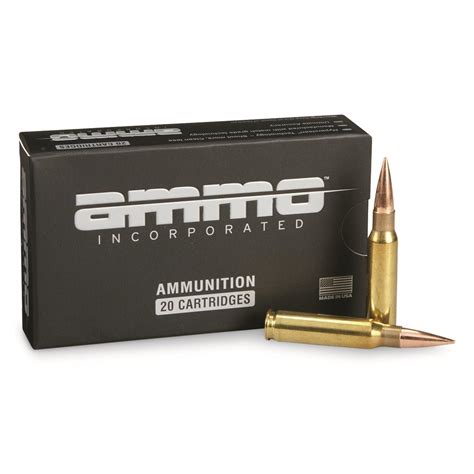 Ammo Inc. Signature, .308 Winchester, BTHP, 168 Grain, 20 Rounds ...