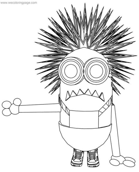 Top 10 Purple Minion Coloring Pages