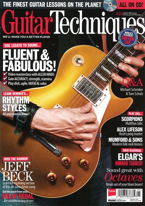 Alex Lifeson: Rush's Prog Master - Guitar Techniques Magazine - January 2014