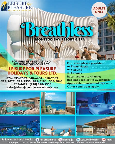 Breathless Jamaica Hotel Specials - Adults Only