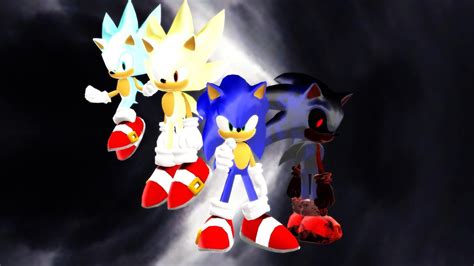 SONIC.EXE , Super Sonic i Hyper Sonic w Sonic The Hedgehog - YouTube