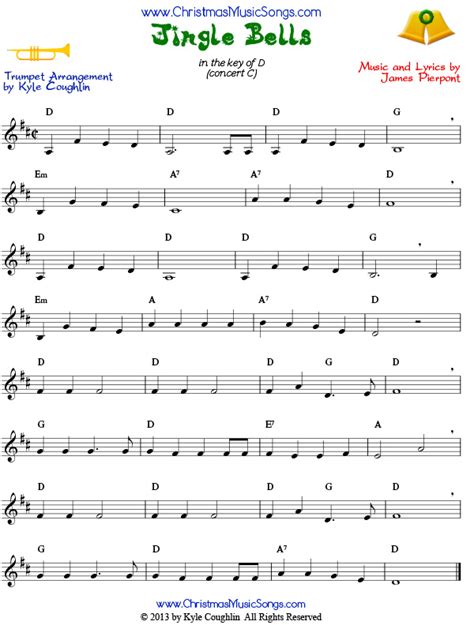 jingle bell sheet music trumpet Car Tuning