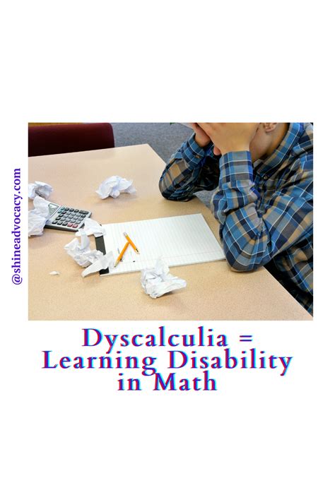 Dyscalculia in 2021 | Dyscalculia, Learning disabilities, Success message