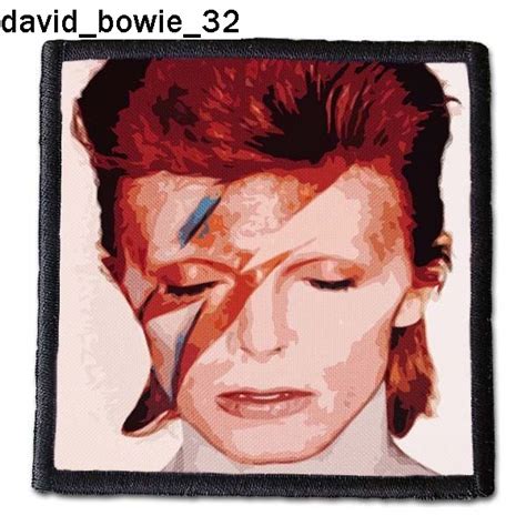 David Bowie 32 - Small Printed Patch - King Of Patches