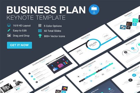 Business Plan - Keynote Template ~ Keynote Templates ~ Creative Market