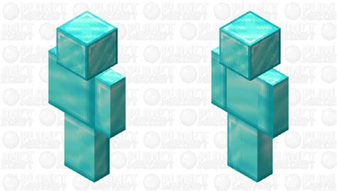 Diamond block skin (Works well as camouflage) Minecraft Skin