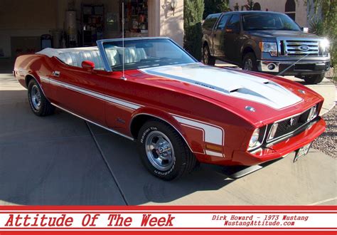 Bright Red 1973 Ford Mustang Convertible - MustangAttitude.com Photo Detail