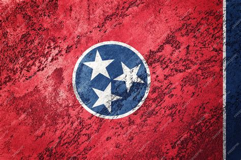 🔥 Free download Premium Photo Grunge tennessee state flag tennessee ...