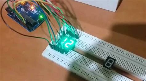 Seven Segment Display with Arduino Interfacing 0 to 99 counter