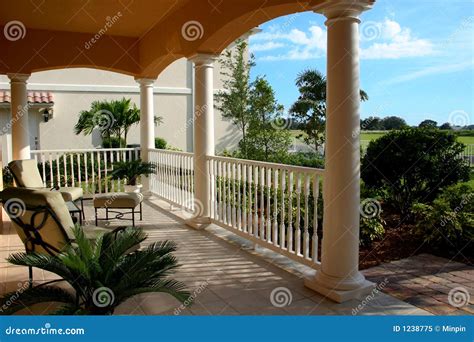 Front Porch Looking Out Royalty Free Stock Photo - Image: 1238775