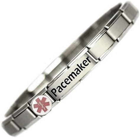 Pacemaker Medical ID Alert Bracelet - One size fits all.- Totally Adjustable - JSC Jewellery THE ...