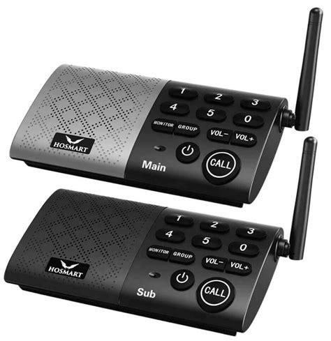 Six-Channel Handsfree Wireless Intercom System