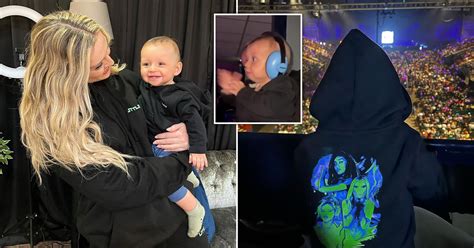 Perrie Edwards’ baby son Axel is number one Little Mix fan as he rocks ...