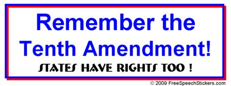 10th Amendment - The Bill of Rights