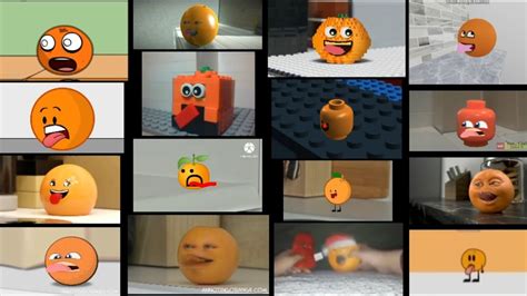 annoying orange hey apple comparison normal & reversed - YouTube