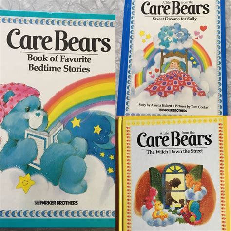 1983 A Tale From The Care Bears books + Book of Favorite Bedtime ...