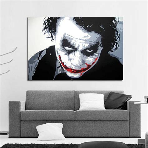 Poster Mural Comic Joker Heath Ledger Batman 40x58 inch (100x147 cm) AB ...