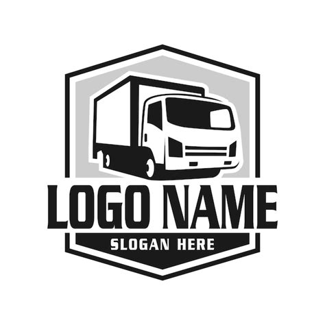 Premium Vector | Box Truck Logo Design Template Inspiration Vector ...