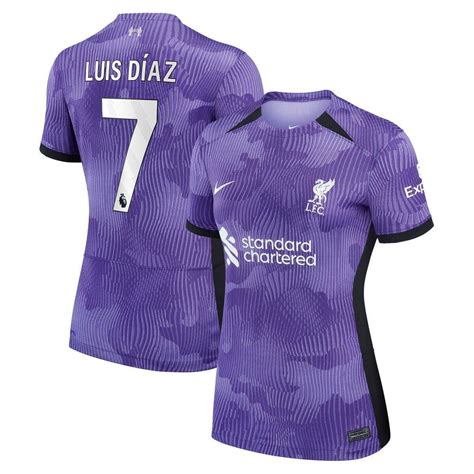 Nike Luis Diaz Liverpool 2023/24 Third Stadium Replica Player Jersey At ...