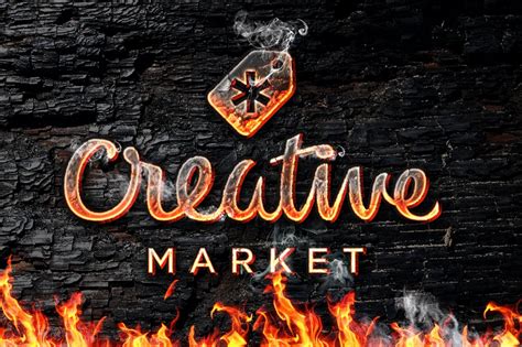 Fire Art Photoshop Style | Layer Styles ~ Creative Market