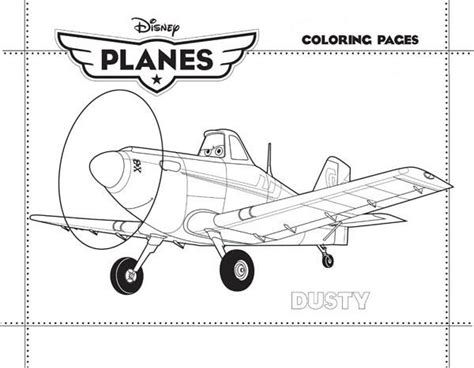 Dusty Crophopper From Disney Planes Coloring Page : Kids Play Color ...