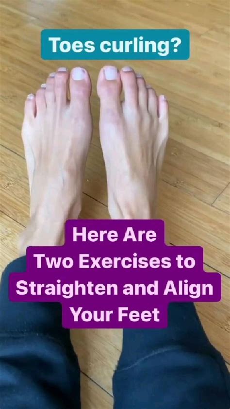 Two Exercises to Straighten and Align Your Feet at Home | Massage therapy techniques, Health and ...