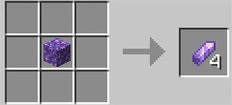 Craftable Amethyst Shard Minecraft Data Pack