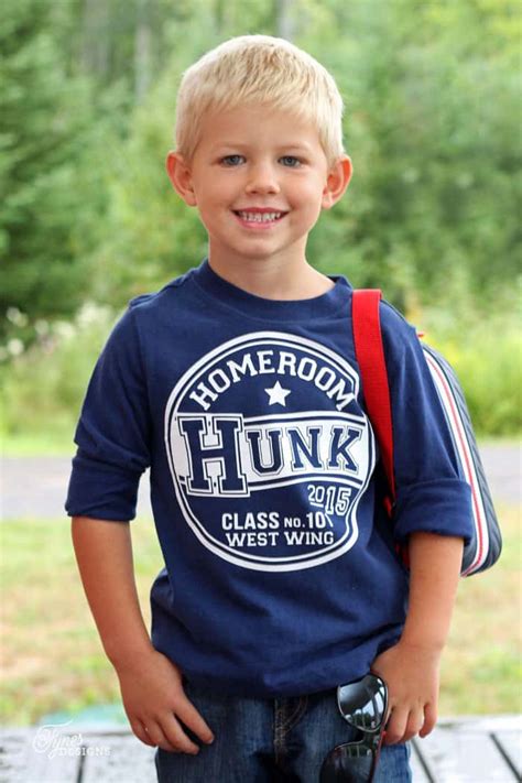 Back to School Cute Kids T-Shirts (Free Silhouette Cut File) - FYNES ...