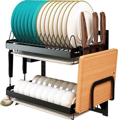 Best Wall Mounted Dish Racks for Tiny Home Kitchens - Tiny Living Life