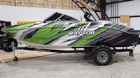 Chaparral H20 Boat Wrap - Raptor Wrap & Sign