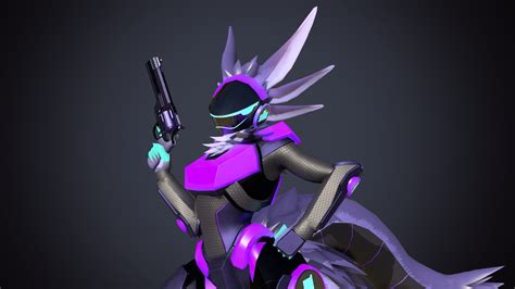 Bazz Protogen - 3D model by L.u.X [9a381d9] - Sketchfab