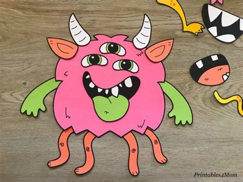 Build A Monster Printables