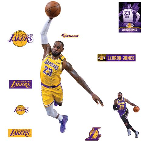 LeBron James: Dunk - Officially Licensed NBA Removable Wall Decal ...