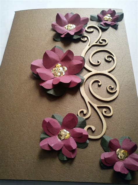 Fadzillah: 3D Flower Greeting Card