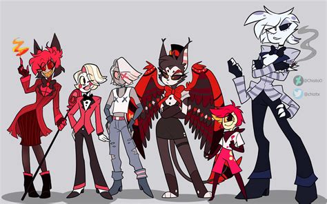 Hazbin Hotel Genderben | Hotel art, Character design, Epic drawings