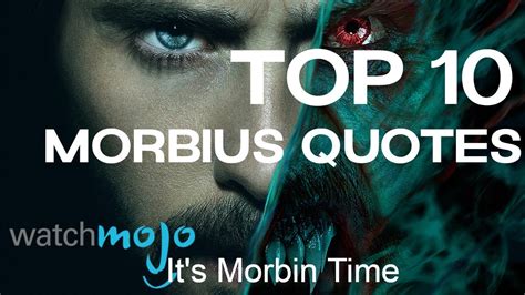 Top 10 Morbius Quotes (It's Morbin Time) - YouTube