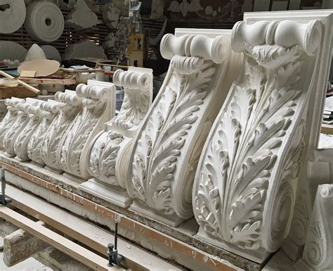 Architectural and decorative corbels in a variety of materials