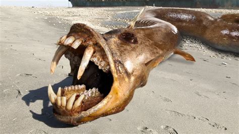 10 CRIATURAS MONSTRUOSAS Encontradas En La Playa - YouTube