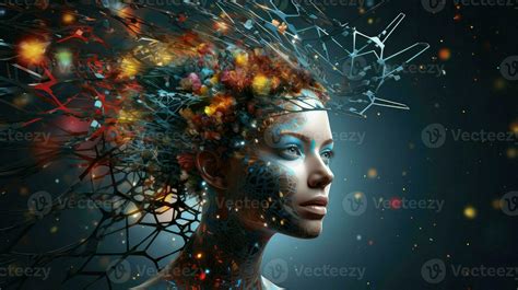 intelligence brain digital mind ai generated 29597516 Stock Photo at ...