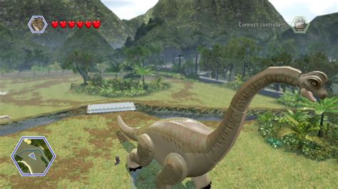 LEGO Jurassic World - Brachiosaurus Free Roam Gameplay [HD] - YouTube