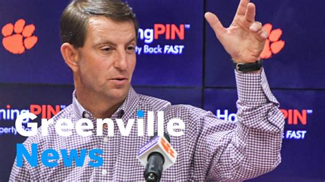 Clemson football coach Dabo Swinney after 40-10 win over Miami - Win ...