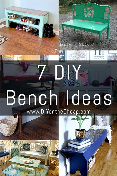 7 DIY Bench Ideas - Erin Spain