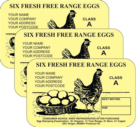 Egg Carton Labels Template - Detrester.com