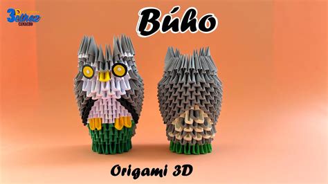 Cómo hacer a un Búho en Origami 3D - Bethoz Camacho - YouTube