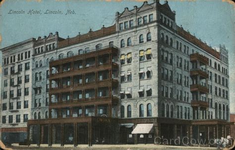 Lincoln Hotel Nebraska Postcard