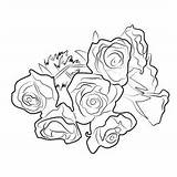 Handmade Rose Flowers Coloring Page For Kids  Free Printable sketch template
