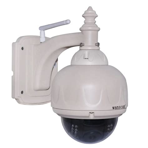 Wanscam 720P HD PTZ 3x Optical Zoom Pan/Tilt WiFi Outdoor Wireless Megapixel Network IP Camera ...